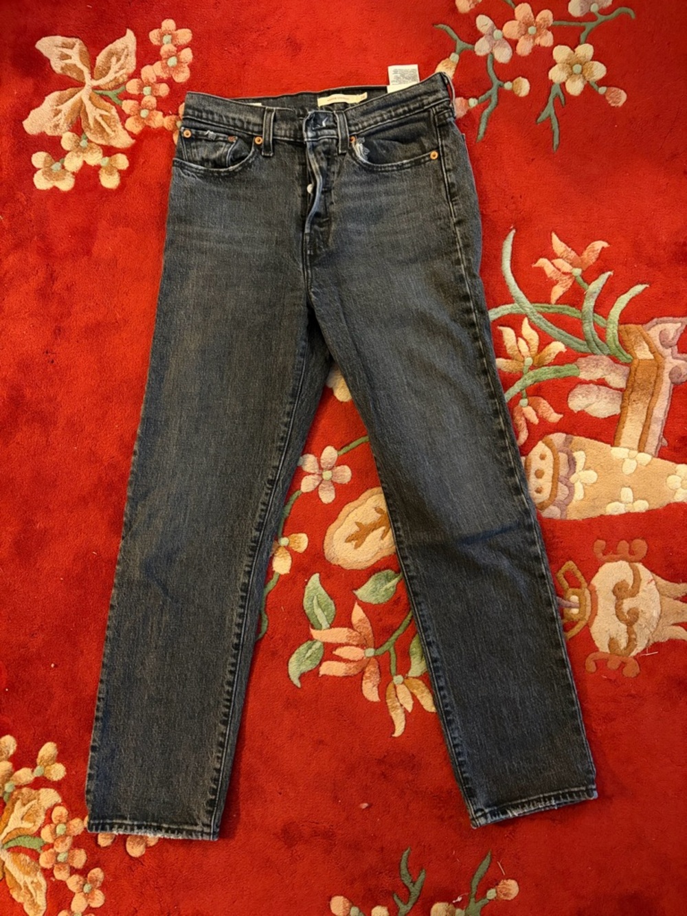 Levi's Wedgie Straight Fit High Rise Women's Jeans - Gray Size 26